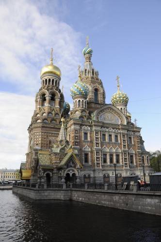Russia St Petersburg Church of the Savior on Blood